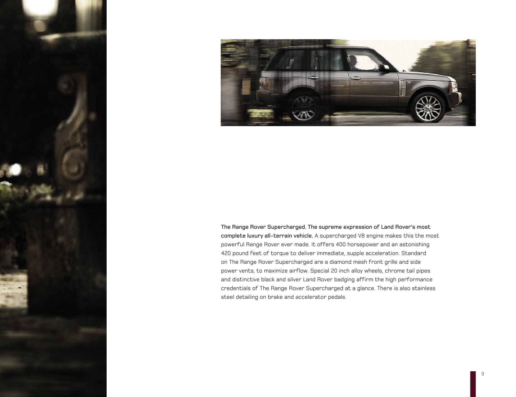 2009 Range Rover Brochure Page 39
